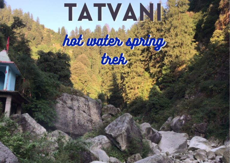 Tatwani hot spring: An offbeat trek near Bir Billing